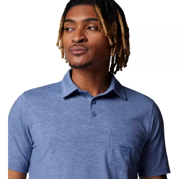 imageColumbia Mens PFG Uncharted PoloBluebell Heather