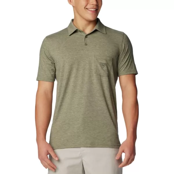 imageColumbia Mens PFG Uncharted PoloCypress Heather
