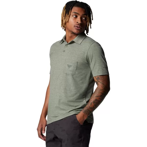 imageColumbia Mens PFG Uncharted PoloCypress Heather
