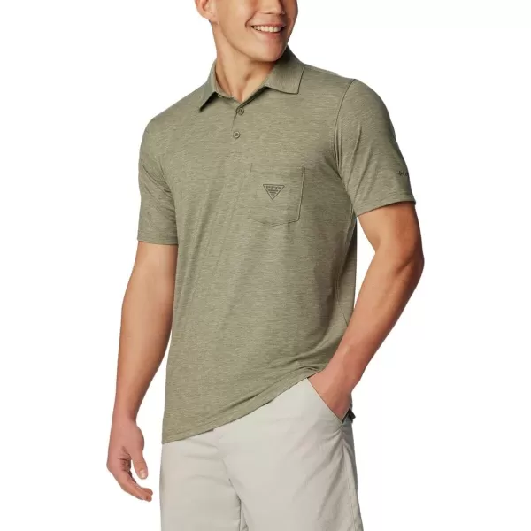 imageColumbia Mens PFG Uncharted PoloCypress Heather