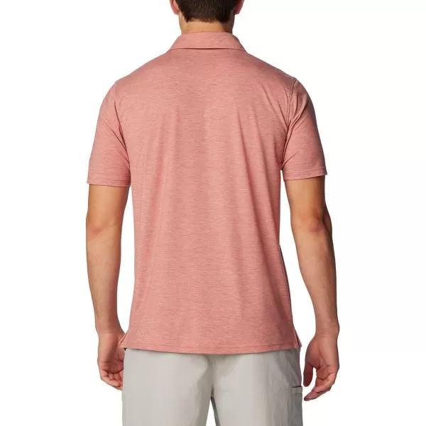 imageColumbia Mens PFG Uncharted PoloSandalwood Pink Heather
