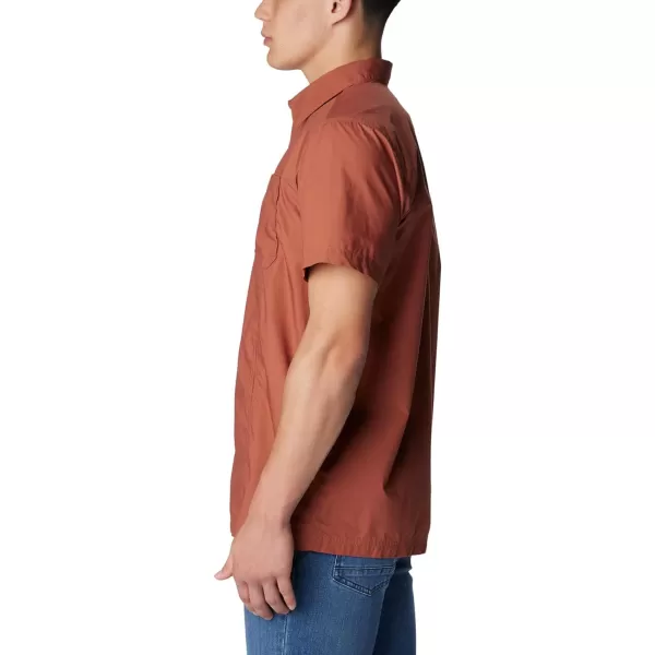 imageColumbia Mens Pine Canyon Short Sleeve Work ShirtAuburn