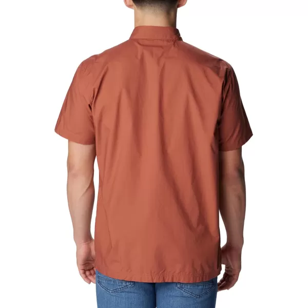 imageColumbia Mens Pine Canyon Short Sleeve Work ShirtAuburn