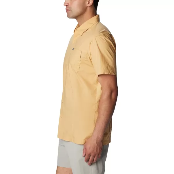 imageColumbia Mens Pine Canyon Short Sleeve Work ShirtLight Camel