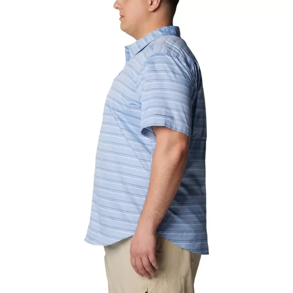 imageColumbia Mens Silver Ridge Utility Lite Novelty Short SleeveSkyler Chambray Stripe