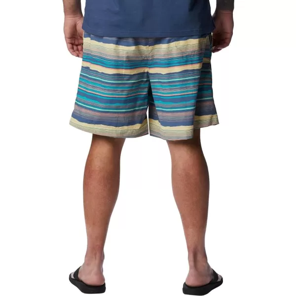 imageColumbia Mens Standard M Summerdry ShortBluestone Horizons Stripe Multi