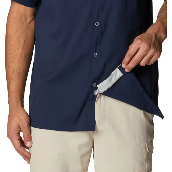 imageColumbia Mens Standard Slack Tide Camp ShirtArk  Red Velvet