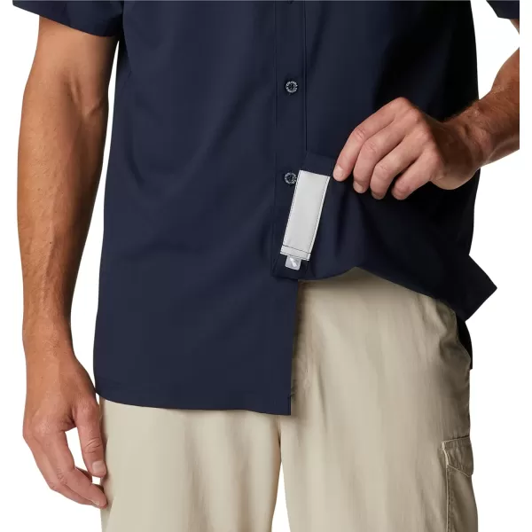 imageColumbia Mens Standard Slack Tide Camp ShirtAub  Collegiate Navy