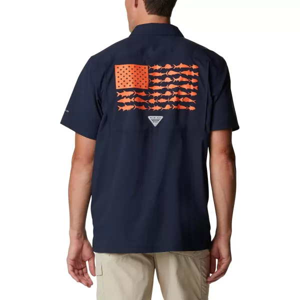 imageColumbia Mens Standard Slack Tide Camp ShirtAub  Collegiate Navy