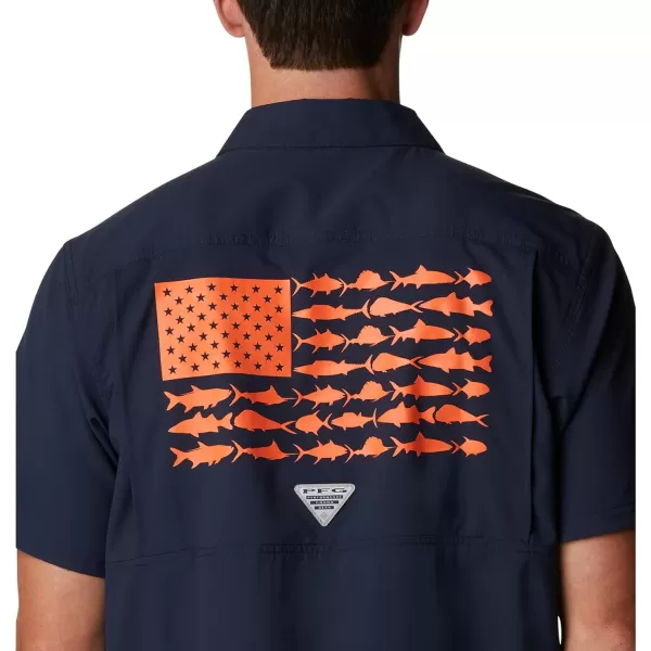 imageColumbia Mens Standard Slack Tide Camp ShirtAub  Collegiate Navy