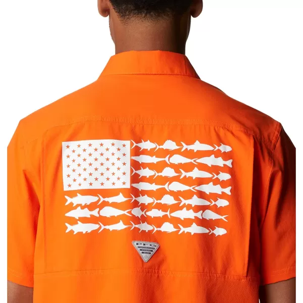 imageColumbia Mens Standard Slack Tide Camp ShirtCle  Spark Orange