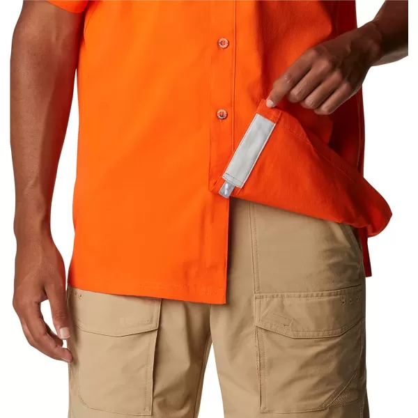 imageColumbia Mens Standard Slack Tide Camp ShirtCle  Spark Orange