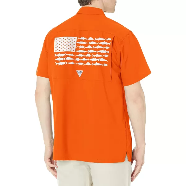 imageColumbia Mens Standard Slack Tide Camp ShirtCle  Spark Orange