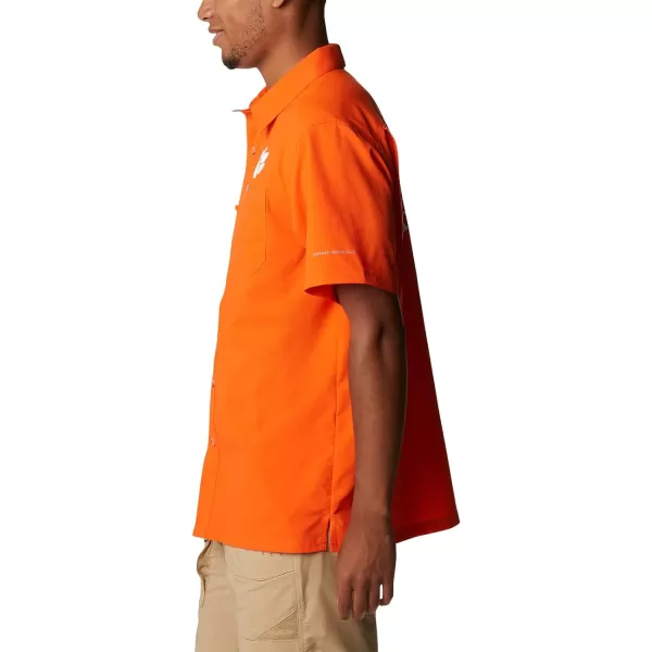 imageColumbia Mens Standard Slack Tide Camp ShirtCle  Spark Orange