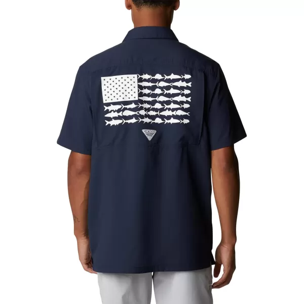 imageColumbia Mens Standard Slack Tide Camp ShirtDc  Collegiate Navy