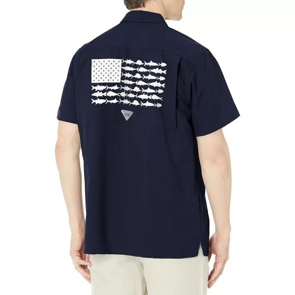imageColumbia Mens Standard Slack Tide Camp ShirtDc  Collegiate Navy
