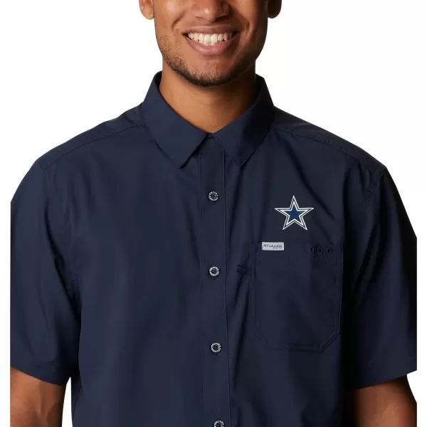 imageColumbia Mens Standard Slack Tide Camp ShirtDc  Collegiate Navy