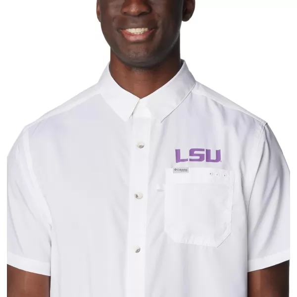 imageColumbia Mens Standard Slack Tide Camp ShirtLsu  White