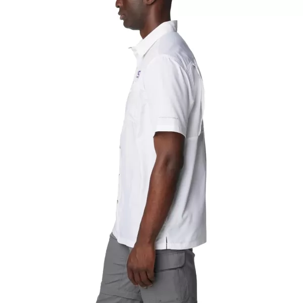 imageColumbia Mens Standard Slack Tide Camp ShirtLsu  White