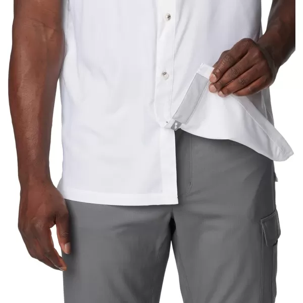 imageColumbia Mens Standard Slack Tide Camp ShirtLsu  White