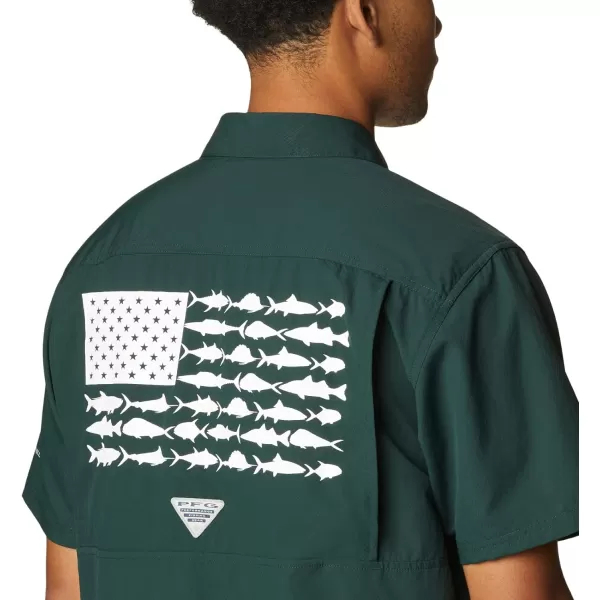 imageColumbia Mens Standard Slack Tide Camp ShirtMs  Spruce