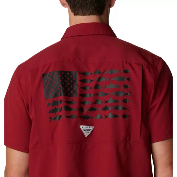 imageColumbia Mens Standard Slack Tide Camp ShirtSc  Beet