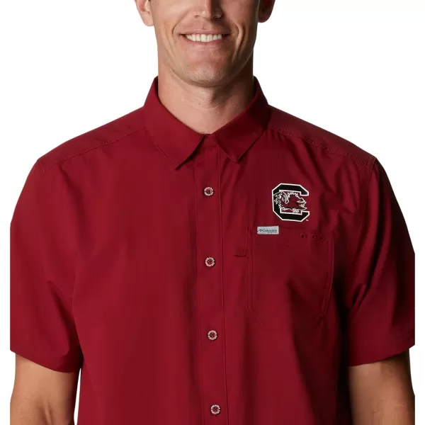 imageColumbia Mens Standard Slack Tide Camp ShirtSc  Beet