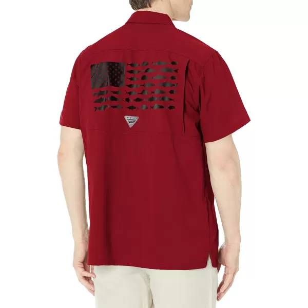 imageColumbia Mens Standard Slack Tide Camp ShirtSc  Beet