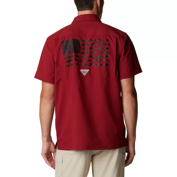 imageColumbia Mens Standard Slack Tide Camp ShirtSc  Beet