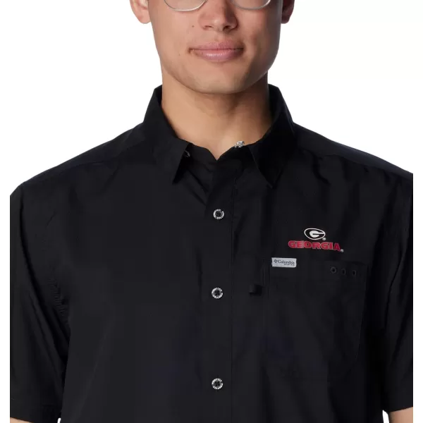 imageColumbia Mens Standard Slack Tide Camp ShirtUga  Black