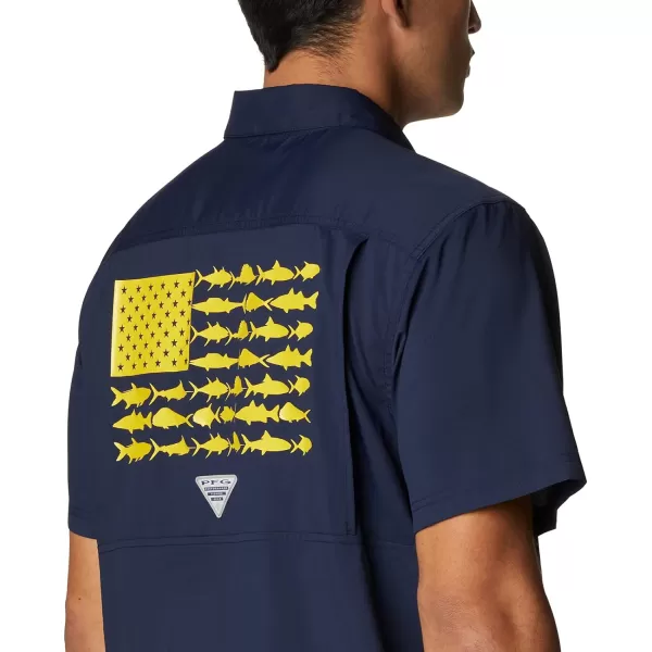 imageColumbia Mens Standard Slack Tide Camp ShirtUm  Collegiate Navy