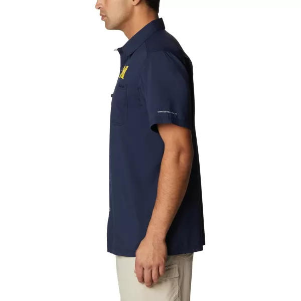 imageColumbia Mens Standard Slack Tide Camp ShirtUm  Collegiate Navy