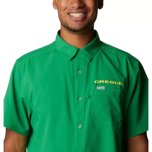 imageColumbia Mens Standard Slack Tide Camp ShirtUo  Fuse Green