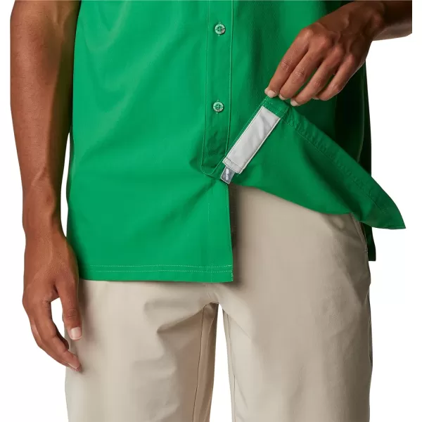 imageColumbia Mens Standard Slack Tide Camp ShirtUo  Fuse Green