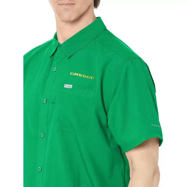imageColumbia Mens Standard Slack Tide Camp ShirtUo  Fuse Green