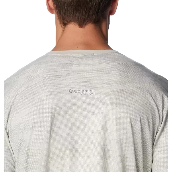 imageColumbia Mens Summit Valley Sun Deflector Long Sleeve CrewDark Stone Beachwood