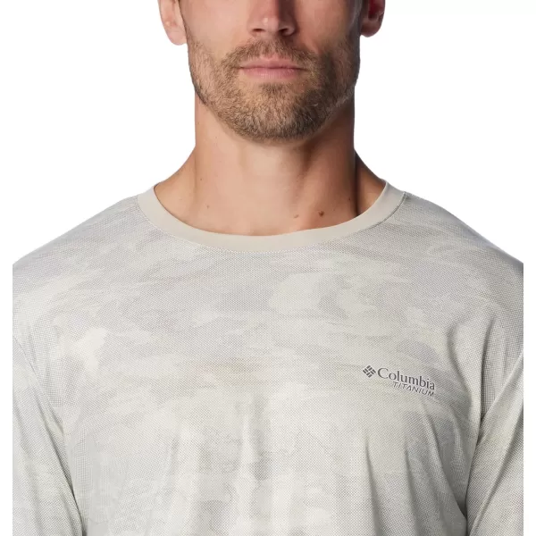 imageColumbia Mens Summit Valley Sun Deflector Long Sleeve CrewDark Stone Beachwood