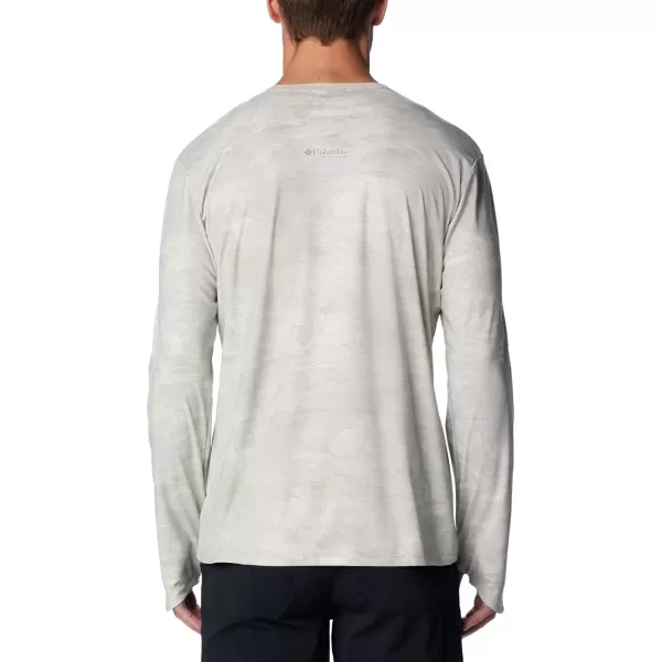 imageColumbia Mens Summit Valley Sun Deflector Long Sleeve CrewDark Stone Beachwood