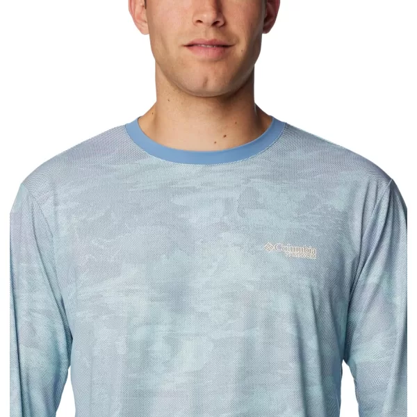 imageColumbia Mens Summit Valley Sun Deflector Long Sleeve CrewSkyler Beachwood