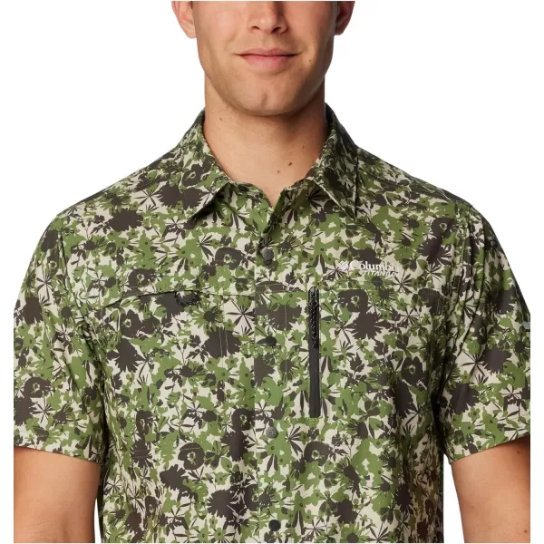 imageColumbia Mens Summit Valley Woven Short Sleeve ShirtCanteen Pop Florid