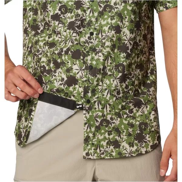 imageColumbia Mens Summit Valley Woven Short Sleeve ShirtCanteen Pop Florid
