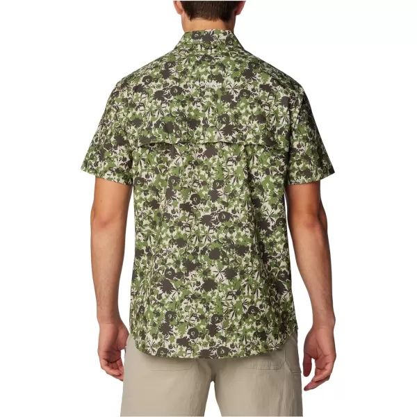 imageColumbia Mens Summit Valley Woven Short Sleeve ShirtCanteen Pop Florid