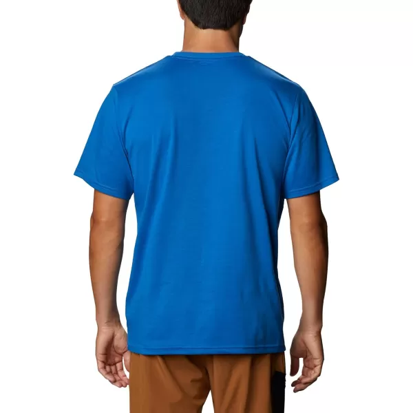 imageColumbia Mens Sun Trek Short Sleeve TeeBright Indigo