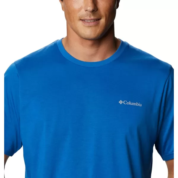 imageColumbia Mens Sun Trek Short Sleeve TeeBright Indigo