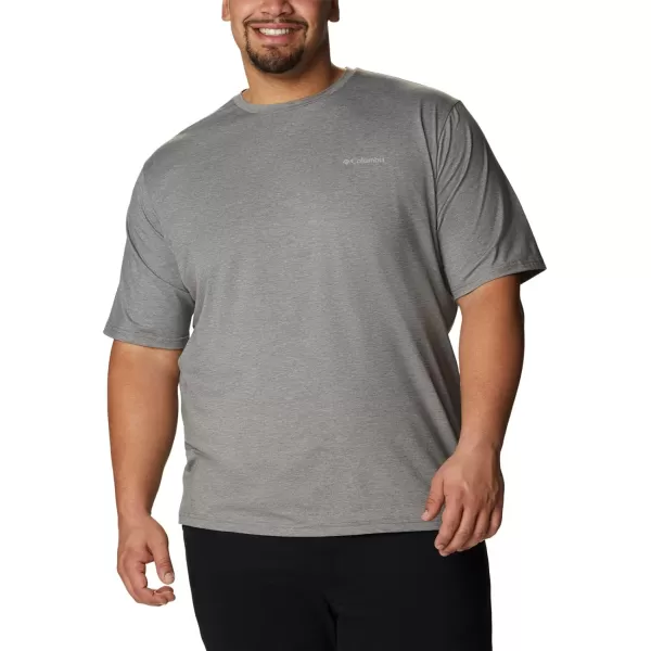 imageColumbia Mens Sun Trek Short Sleeve TeeCity Grey Heather