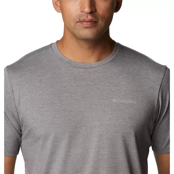imageColumbia Mens Sun Trek Short Sleeve TeeCity Grey Heather