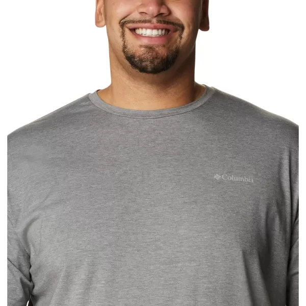 imageColumbia Mens Sun Trek Short Sleeve TeeCity Grey Heather