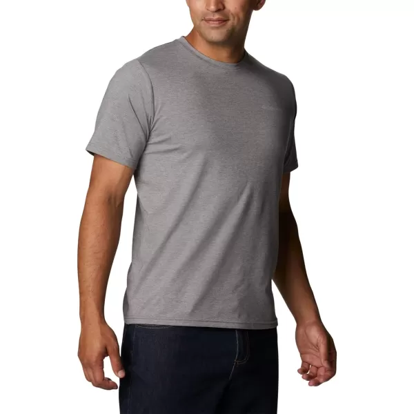 imageColumbia Mens Sun Trek Short Sleeve TeeCity Grey Heather
