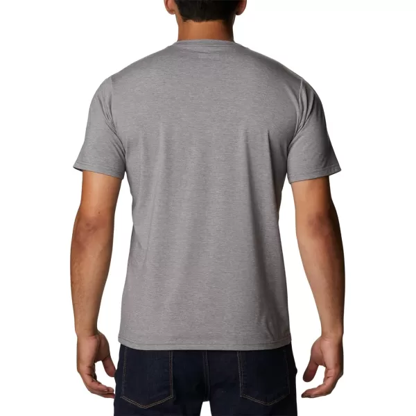 imageColumbia Mens Sun Trek Short Sleeve TeeCity Grey Heather