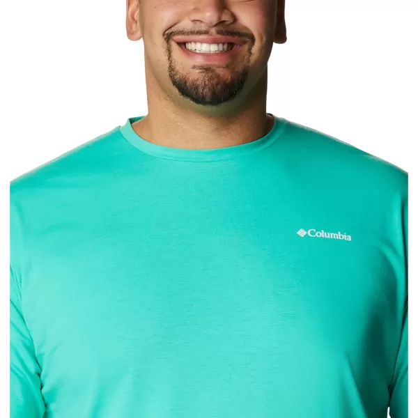imageColumbia Mens Sun Trek Short Sleeve TeeElectric Turquoise